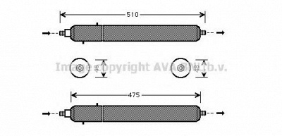 AVA QUALITY COOLING jrd002 -  Осушитель, кондиционер